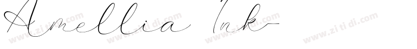 Amellia Ink字体转换